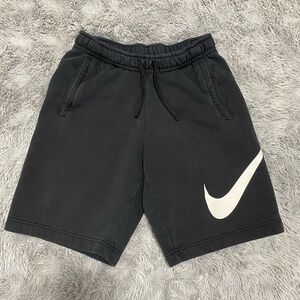 Nike Club Shorts Big White Swoosh